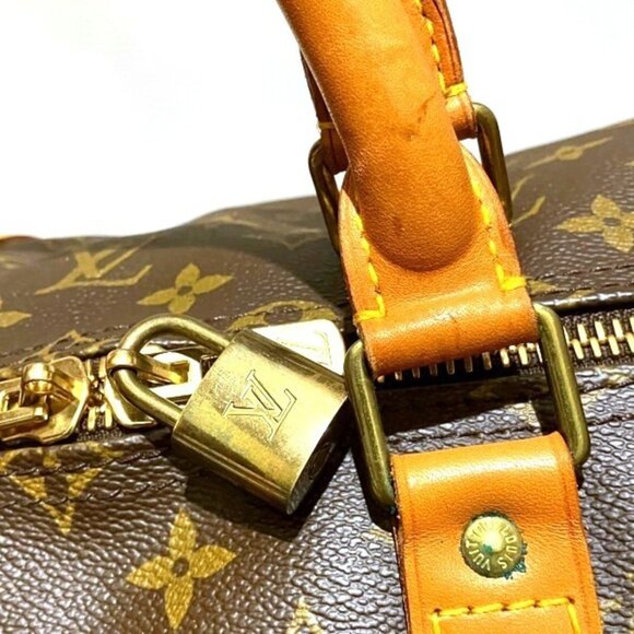 LOUIS VUITTON Brown Monogram Boston Bag - Picture 9 of 9